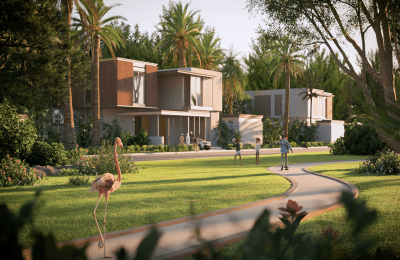 6 Master Bedrooms + Maids Room Villa / Sadiyat Lagoons Al Sidr, Single Row, Prime Location Facing the Community Center, Near the Community Club & Kids Playing Area.