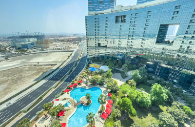 Studio THE ARC TOWER | Luxury Fully Furnished Unit | Remarkable Pool - Road View