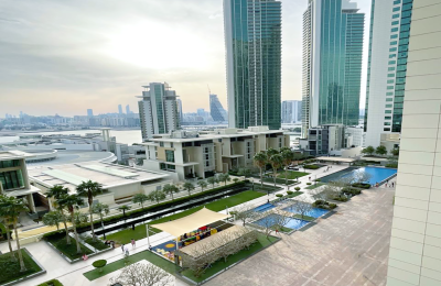 3BR - Marina Heights 1 | Luxrious Unit | Partial Sea & Swimming Pool View | Balcony