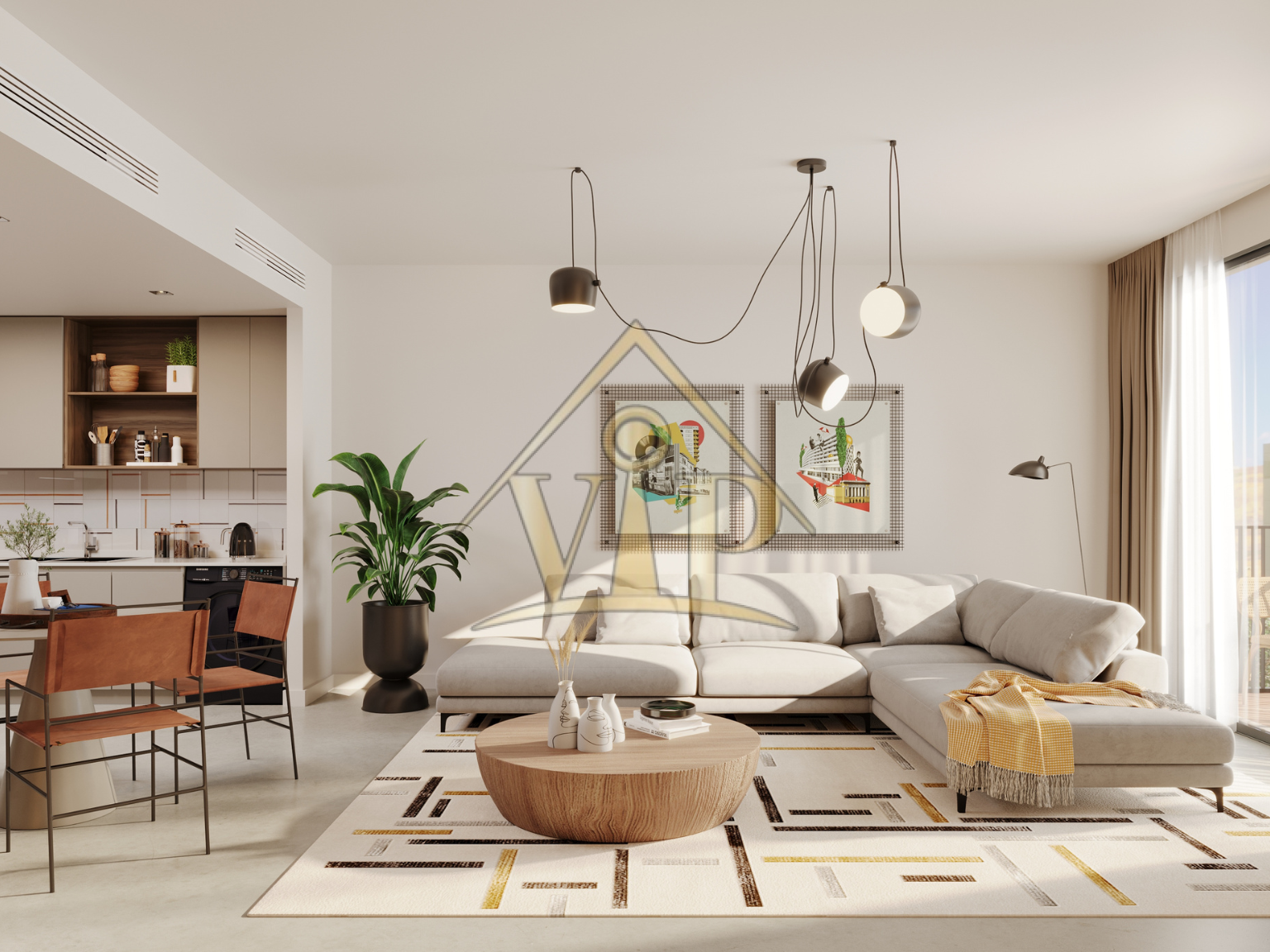 2BR |Reeman Living | High Floor, Big Balcony, Handover Soon, Stylish & Cozy Apartment